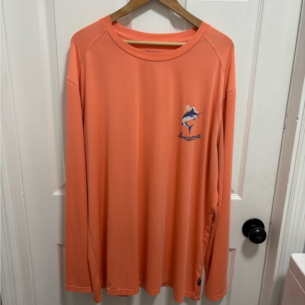 Margaritaville Long Sleeve Shirt with Marlin Logo